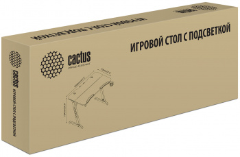 Стол игровой Cactus  CS-GTIZ-BK-CARBON-RGB