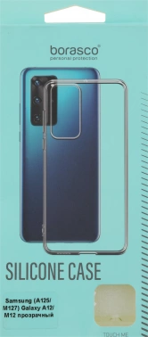 Чехол (клип-кейс) BoraSCO для Samsung Galaxy A12/M12 Silicone Case