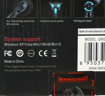 Микрофон проводной Redragon Quasar 2 GM200-1