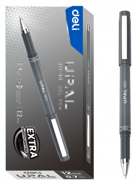 Ручка гелев. Deli Upal EG11-BK