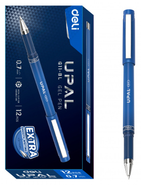 Ручка гелев. Deli Upal EG11-BL