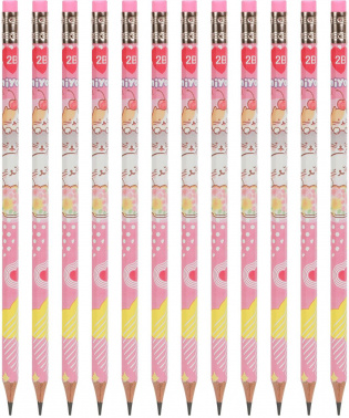 Карандаш ч/г Deli  MiYou