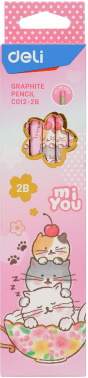 Карандаш ч/г Deli  MiYou