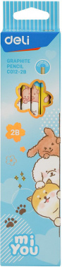 Карандаш ч/г Deli  MiYou