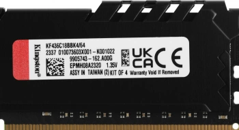 Память DDR4 4x16Gb 3600MHz Kingston  KF436C18BBK4/64