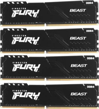 Память DDR4 4x16Gb 3600MHz Kingston  KF436C18BBK4/64
