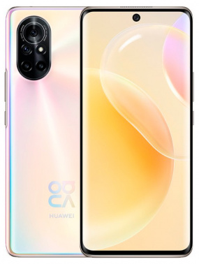 Смартфон Huawei nova 8 128Gb 8Gb пудровый розовый моноблок 3G 4G 2Sim 6.57
