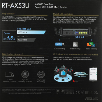 Роутер беспроводной Asus RT-AX53U