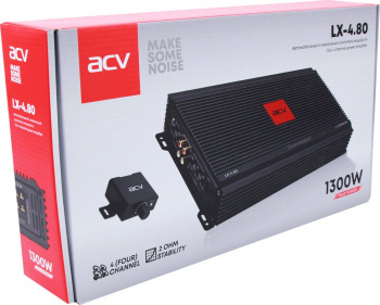 Усилитель автомобильный ACV LX-4.80