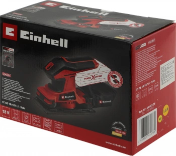 Вибро шлифовальная машина Einhell PXC TC-OS 18/187 Li- Solo