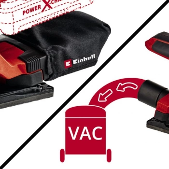 Вибро шлифовальная машина Einhell PXC TC-OS 18/187 Li- Solo