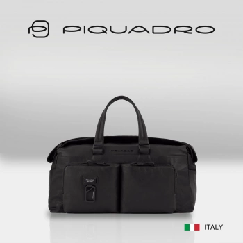 Сумка дорожная Piquadro Harper BV5740AP/N черная натур.кожа