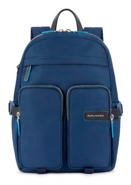 Рюкзак женский Piquadro PQ-RY CA5699RY/BLU синий нейлон/натур.кожа