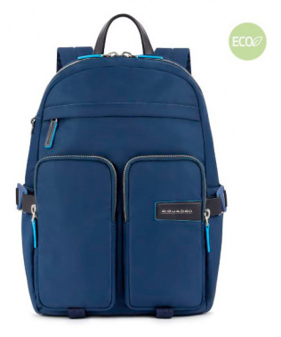 Рюкзак женский Piquadro PQ-RY CA5699RY/BLU синий нейлон/натур.кожа