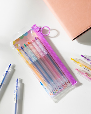 Набор ручек гелев. Deli Delight EG118-6C