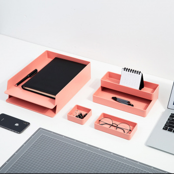 Органайзер настольный Deli ENS001pink