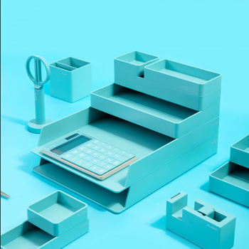 Органайзер настольный Deli ENS001blue