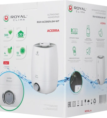 Увлажнитель воздуха Royal Clima RUH-AC300/4.0M-WT