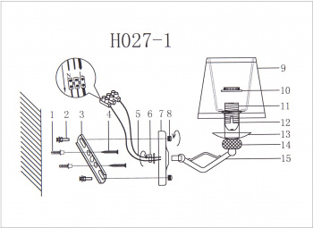 Светильник Hiper Amelia  H027-1