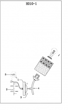 Светильник Hiper Sally  H010-1