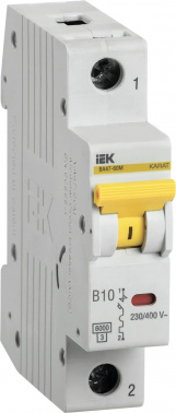 Выключатель автоматический IEK MVA31-1-010-B  ВА47-60M