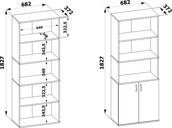 Стеллаж Сокол  ШУ-21