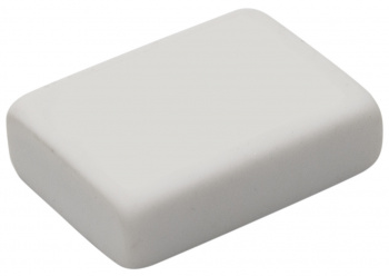 Ластик Buro SQ-small 26х18.5х8мм резина термопластичная белый