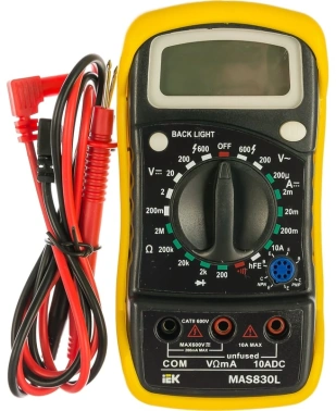 Мультиметр IEK  Master MAS830L