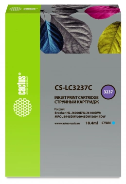 Картридж струйный Cactus CS-LC3237C