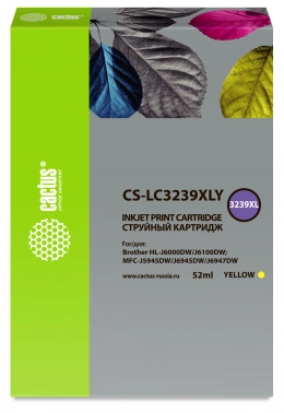 Картридж струйный Cactus CS-LC3239XLY
