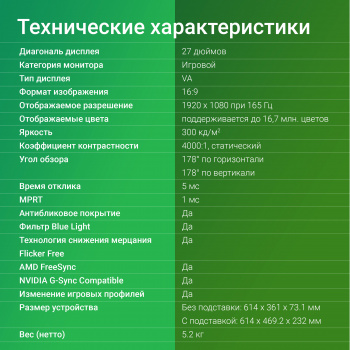 Монитор Digma 27