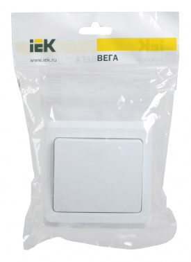Выключатель IEK Вега скрыт. 1кл. IP20 белый (EVV10-K01-10-DM)