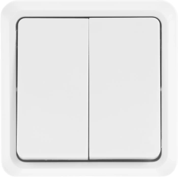 Выключатель IEK Октава откр. 2кл. IP20 белый (EVO20-K01-10-DC)