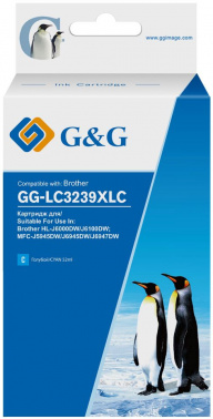 Картридж струйный G&G GG-LC3239XLC