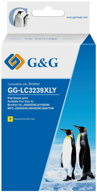 Картридж струйный G&G GG-LC3239XLY