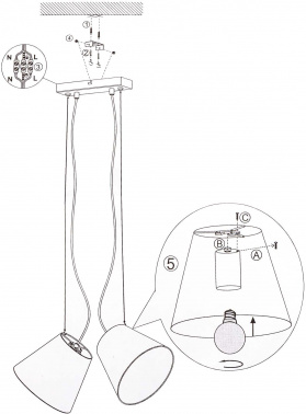 Светильник Hiper Grid  H155-1