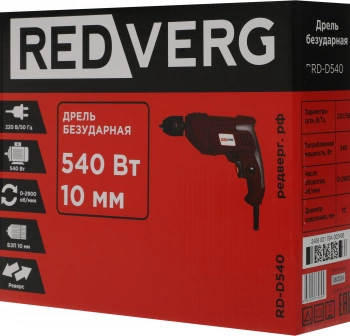 Дрель безударная RedVerg RD-D540