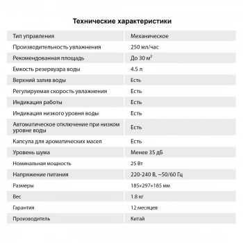 Увлажнитель воздуха Starwind SHC3410