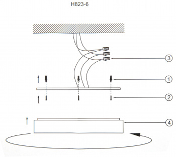 Светильник Hiper Mosaic  H823-6