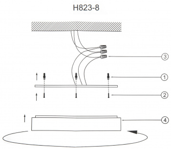 Светильник Hiper Mosaic  H823-8