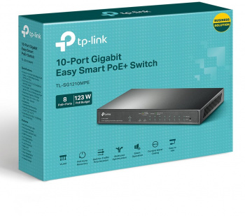 Коммутатор TP-Link  TL-SG1210MPE