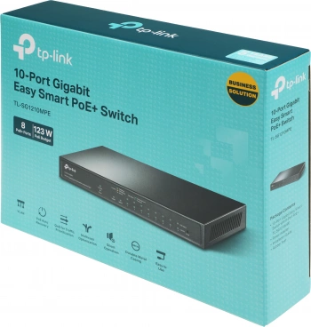 Коммутатор TP-Link  TL-SG1210MPE