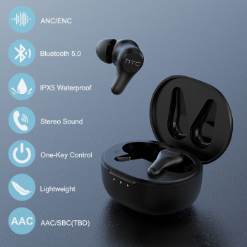 Гарнитура вкладыши HTC E-mo 1 True Wireless Earbuds Plus