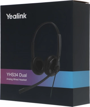 Гарнитура проводная Yealink YHS34 Dual