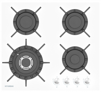 Газовая варочная поверхность Hyundai HHG 6437 WG