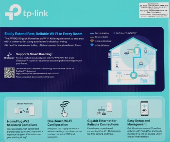 Сетевой адаптер Powerline TP-Link TL-WPA7517 KIT