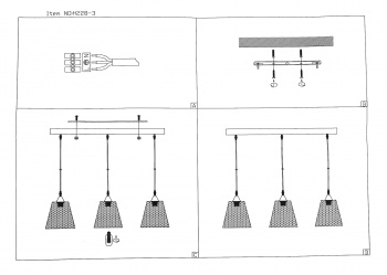 Светильник Hiper Wink  H228-3