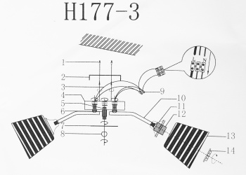 Люстра Hiper Jina  H177-3