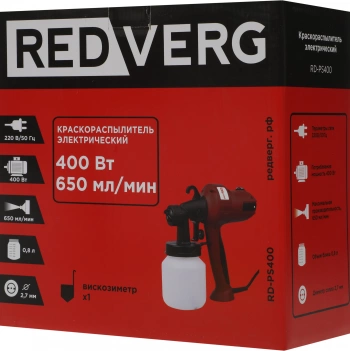 Краскопульт RedVerg RD-PS400
