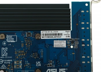 Видеокарта Asus PCI-E 2.0  GT730-4H-SL-2GD5